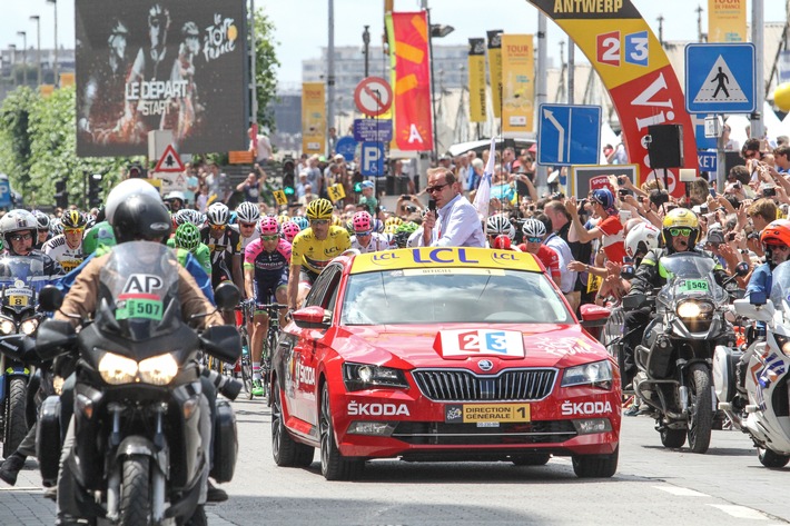 SKODA unterstützt die Tour de France zum 14. Mal (FOTO)