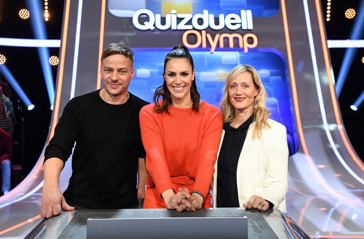 Vom "Boot" zum Olymp: Anna Schudt und Tom Wlaschiha bei Esther Sedlaczek | "Quizduell-Olymp" am Freitag, 10. März, 18:50 Uhr im Ersten