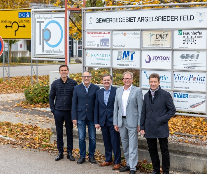M-net nimmt neues Glasfasernetz für Gewerbegebiete in Oberpfaffenhofen und Gilching in Betrieb