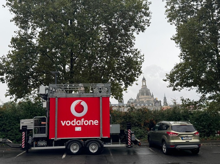 Nach Brückeneinsturz: Vodafone verstärkt sein Mobilfunknetz in Dresden