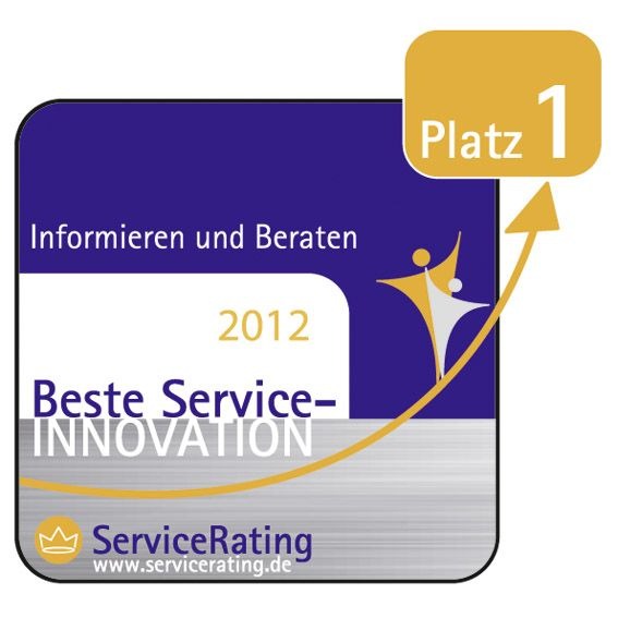 IT-Unterstützung auf höchstem Niveau: DVAG gewinnt &quot;Service-Innovationspreis 2012&quot; für den Einsatz des iPads in der Kundenberatung (BILD)