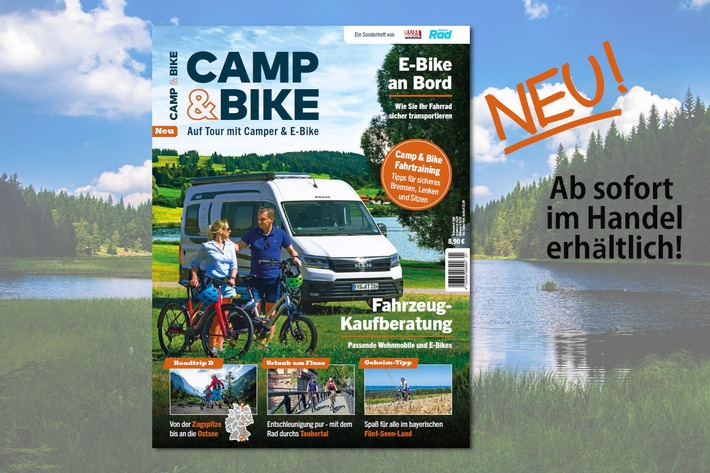 Neues Magazin &quot;Camp &amp; Bike&quot;: Die Traumkombi für aktive Urlauber