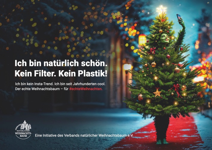 Erster bundesweiter Tag des natürlichen Weihnachtsbaums am 8. Dezember / Neuer Aktionstag feiert den echten Weihnachtsbaum: regional, nachhaltiger und mit Tradition