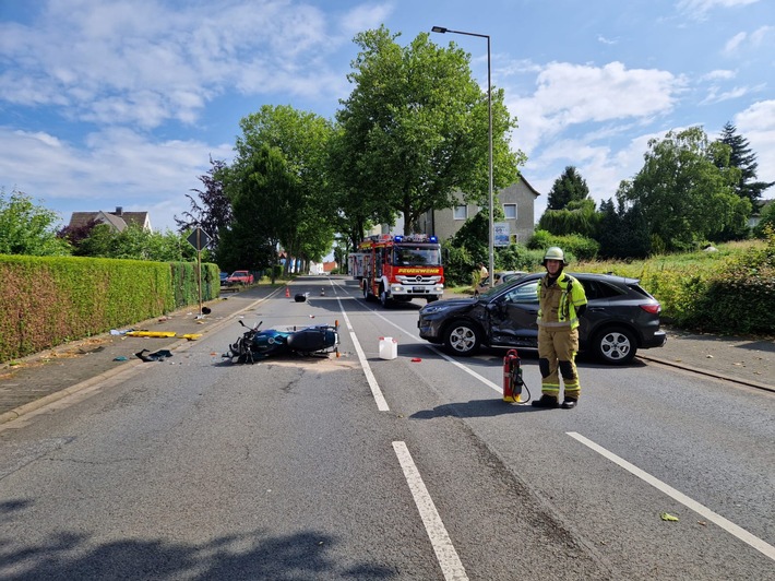 FW Menden: Tödlicher Verkehrsunfall auf der Werler Straße