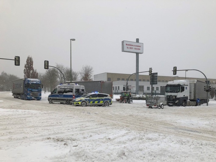 POL-BI: Wetterlage: Lkw-Fahrverbot verlängert