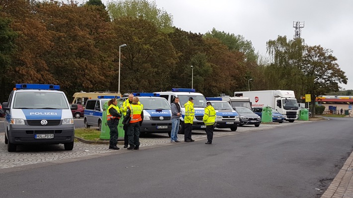 POL-GOE: Großkontrollen auf der BAB 7 und der B 6-Schwerlastverkehr im Visier