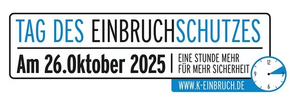 POL-LG: ++ "aktuell scheitert fast jede zweite Tat! - Machen auch Sie es Einbrechern und Dieben schwer! ... und stehlen Sie den Tätern auch etwas, nämlich Zeit!" ++ "Tag des Einbruchschutzes - 26.10.25"