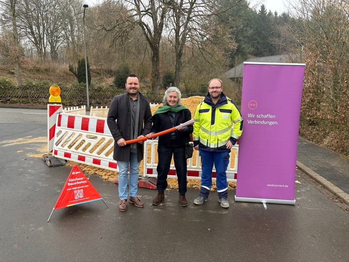 Kostenloser Glasfaseranschluss: Der Ausbau des Glasfasernetzes in Birresborn ist gestartet