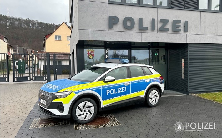 POL-PPWP: Erster rein elektrischer Streifenwagen im Einsatz