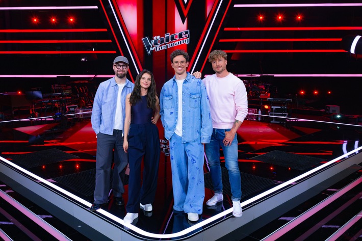 Die Suche nach "The Voice of Germany" 2024 beginnt! Yvonne Catterfeld, Samu Haber, Mark Forster und Kamrad buzzern für die beste Stimme Deutschlands