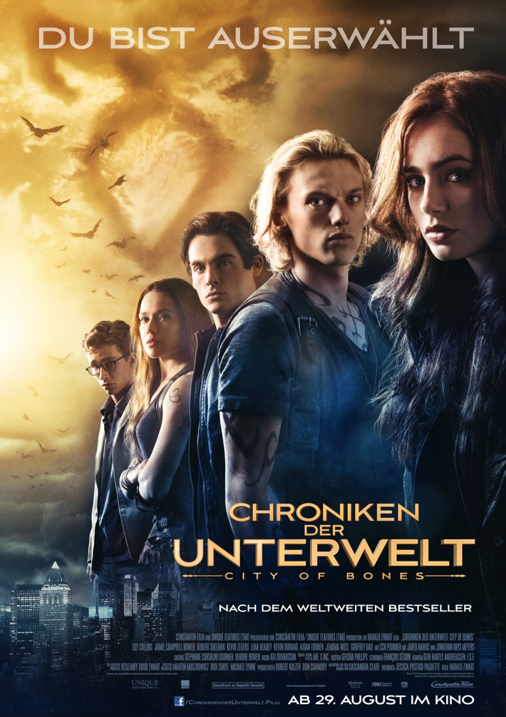 CHRONIKEN DER UNTERWELT - CITY OF BONES - Europapremiere am 20. August in Berlin