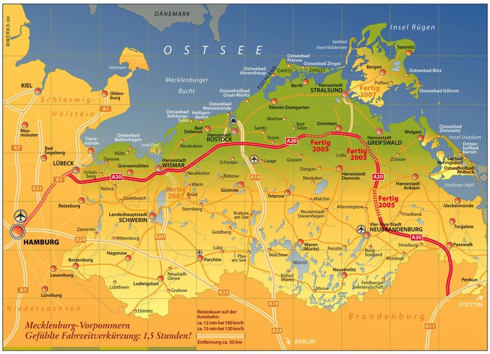 Lückenschluss der Ostsee-Autobahn bringt mehr Urlaub und mehr Gäste