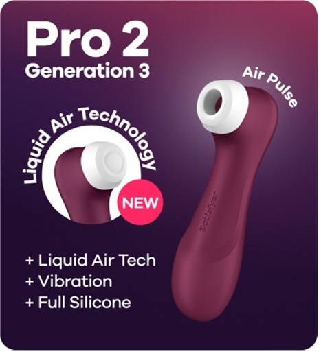Satisfyer launcht 3. Generation des Klassikers Pro 2 mit Liquid Air Technologie