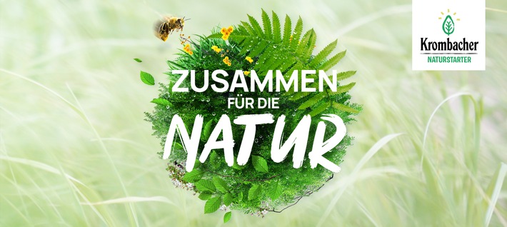 Neues Krombacher Naturschutz-Projekt: Crowdfunding-Aktion "Krombacher Naturstarter"