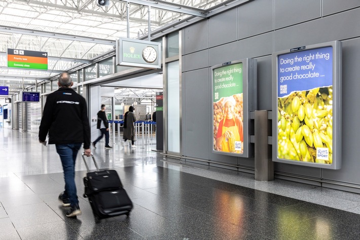 Pressemitteilung: Neue Werbekunden am Frankfurter Flughafen – Zur Urlaubssaison gibt Media Frankfurt zahlreichen FMCG-Marken erstmals eine große Bühne