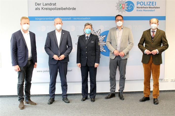 POL-WAF: Kreis Warendorf: Gemeinsames Gespräch mit der Polizeispitze
