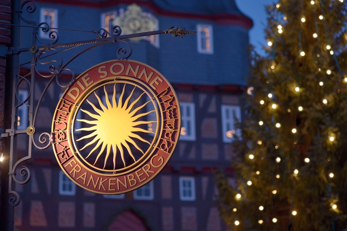 Die Sonne Frankenberg mit festlichen Arrangements für die Weihnachtsfeier mit Kollegen oder Freunden