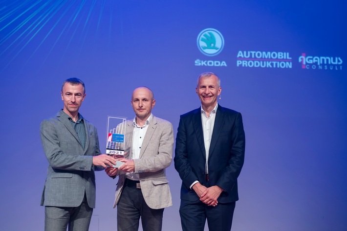 ŠKODA AUTO gewinnt Special Award für Hochlauf der neuen Lackiererei