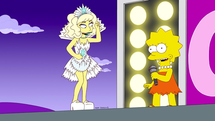 Lady Gaga rockt &quot;Die Simpsons&quot; am Montag auf ProSieben! (BILD)