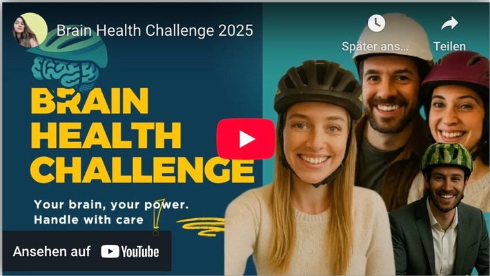 #BrainHealthChallenge2025: Weltweite Sensibilisierungskampagne für Gehirngesundheit  «made in Switzerland»