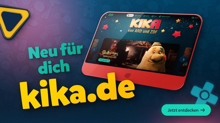 25 Jahre KiKA: Start der neuen kika.de / Zielgruppenorientiert, nutzungsfreundlich, vielfältig - einfach ein KiKA für alle