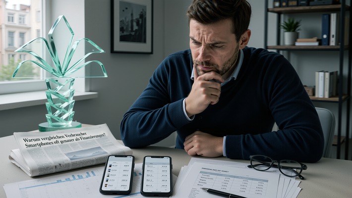 Warum vergleichen Verbraucher Smartphones oft genauer als Privatkredite? / Die KT Bank AG setzt mit 3,99 % p.a. bis 24 Monate neue Maßstäbe im Kreditmarkt.