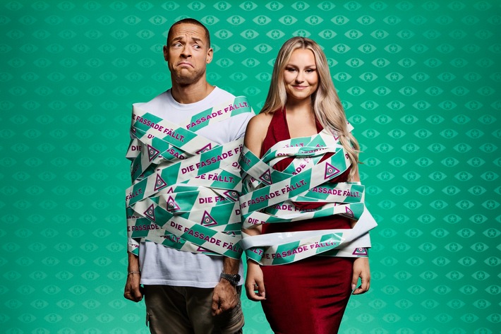 Großfamilie mal anders: Sarah-Jane Wollny und "Bachelor" Andrej Mangold ziehen bei "Promi Big Brother" ein - live in SAT.1 und auf Joyn