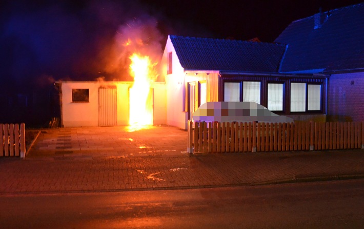 POL-DEL: LK Wesermarsch: Brand in Brake