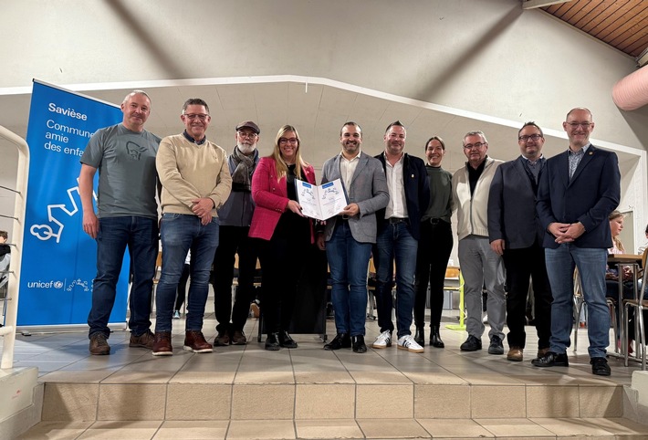 Savièse (VS) devient une « Commune amie des enfants »