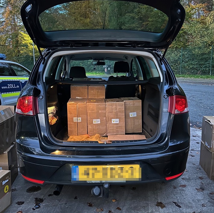 HZA-BI: Bielefelder Zoll zieht illegale E-Zigaretten aus dem Verkehr/Schmuggelversuch auf der A2 beendet