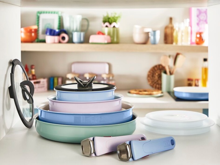 Tefal Ingenio Serenity Kochgeschirr: Stilvoll kochen, clever verstauen