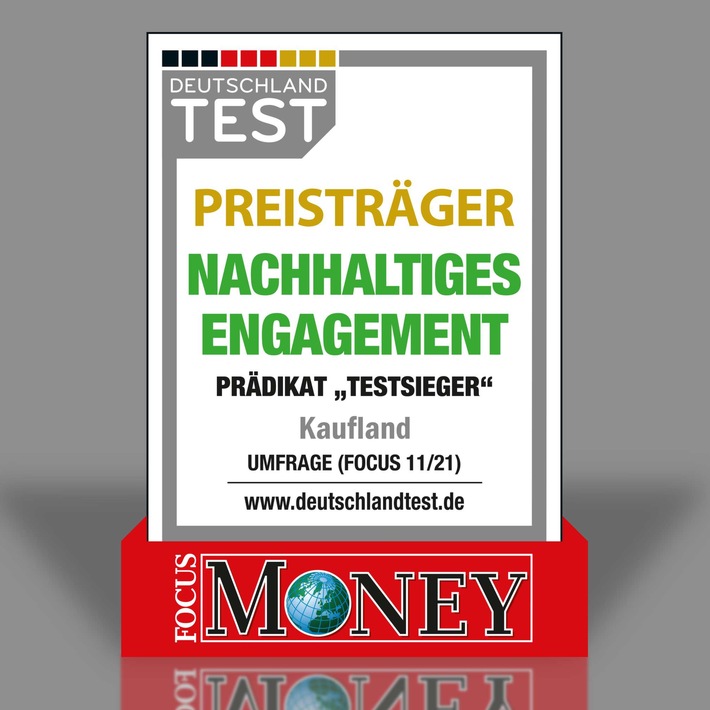 Auszeichnung &quot;Nachhaltiges Engagement&quot; für Kaufland