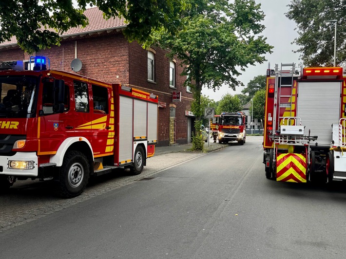 FW Hünxe: Gasaustritt an der Hünxer Straße