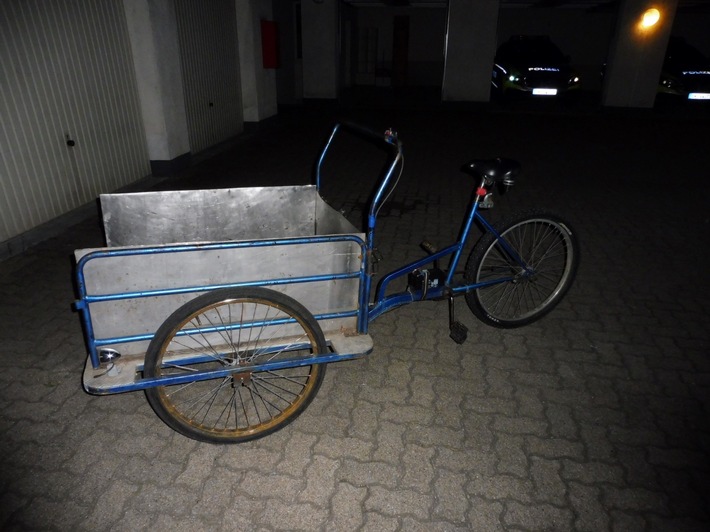 POL-FR: Schopfheim: Selbstgebautes Dreirad sichergestellt - Polizei sucht Eigentümer
