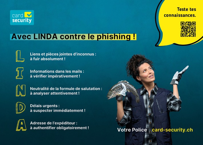Face au phishing, la police mise sur LINDA