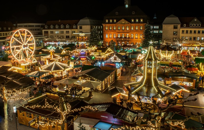 Glänzende Weihnachtszeit in Hessen