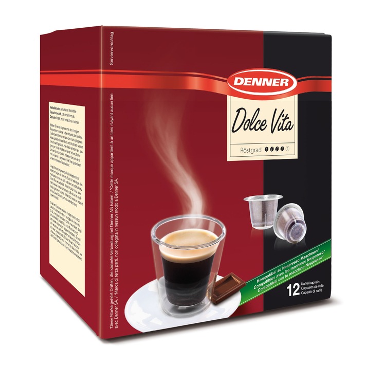 Denner lance de nouvelles capsules à café compatibles avec Nespresso* / Le plaisir du café à un prix attrayant