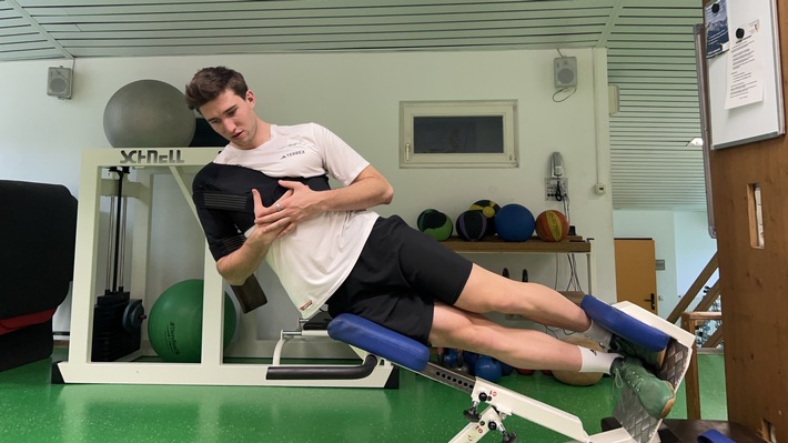 DSV-Profi und Abfahrtsspezialist Luis Vogt nach seinem schweren Sturz / "Ich bin absolut motiviert und denke, es ist realistisch, dass ich im Dezember wieder Rennen fahre!"