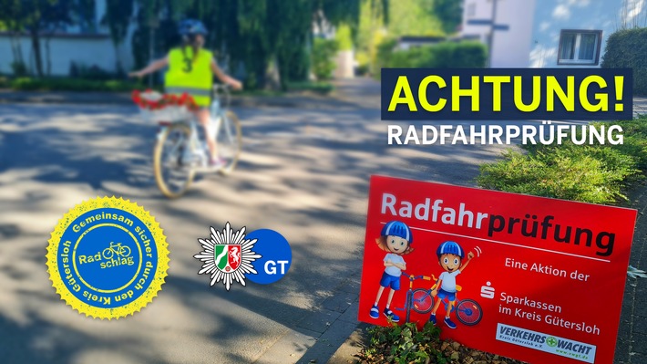 POL-GT: Fahrradprüfung an der Grundschule Heidewald