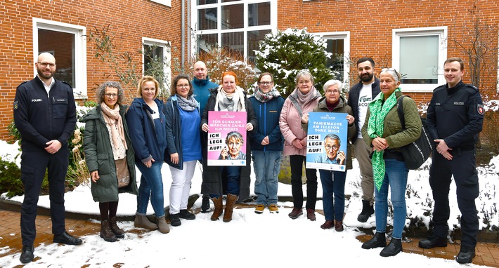 POL-AUR: Polizei und Pflegedienste im Landkreis Wittmund starten gemeinsames Präventionsprojekt "Kein Anschluss für Betrüger"