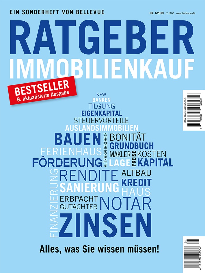 Neu im Handel: der BELLEVUE Ratgeber Immobilienkauf - Alles, was man über den Immobilienerwerb wissen muss