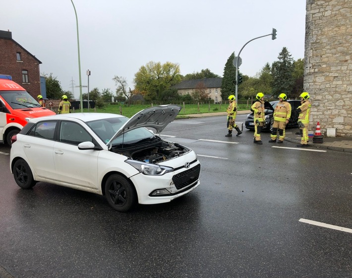 FW-Stolberg: Leicht verletzt nach Verkehrsunfall