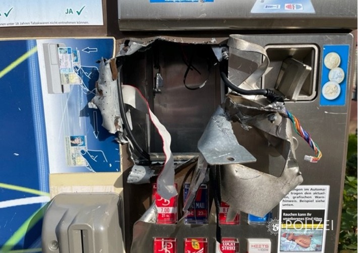 POL-PPWP: Zigarettenautomat geknackt - Wer kann Hinweise geben?