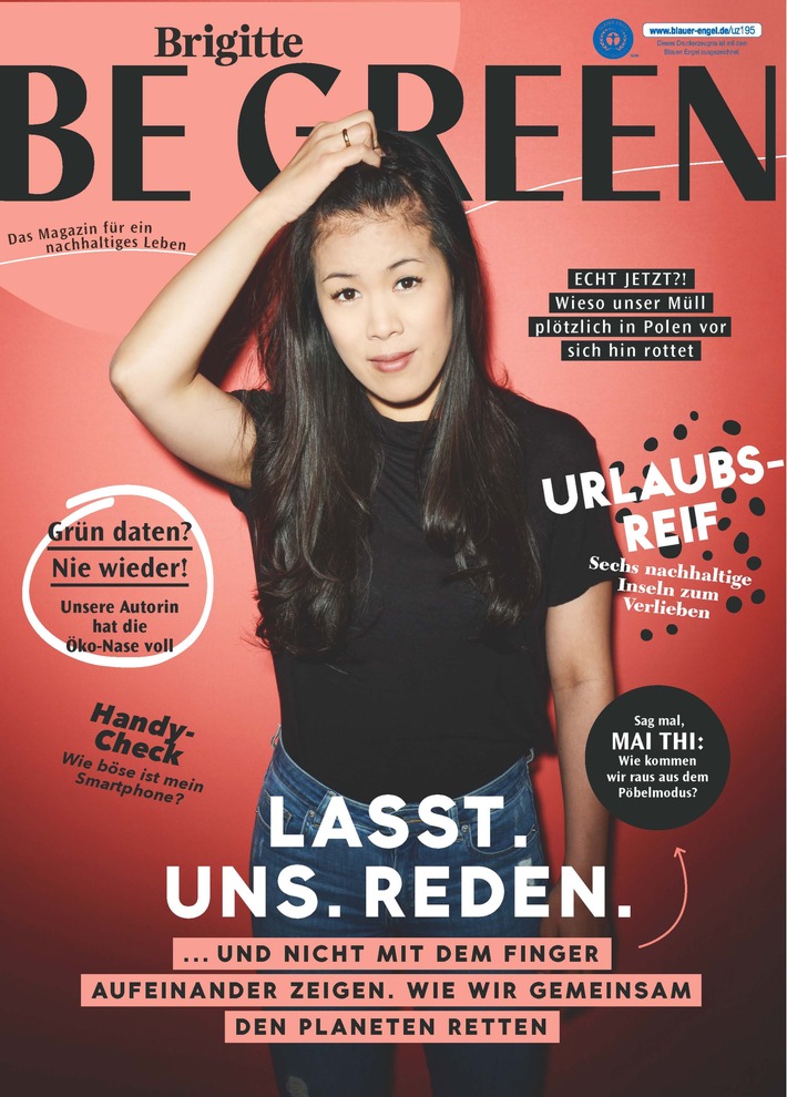 BRIGITTE BE GREEN trägt jetzt das Umweltsiegel "Blauer Engel"