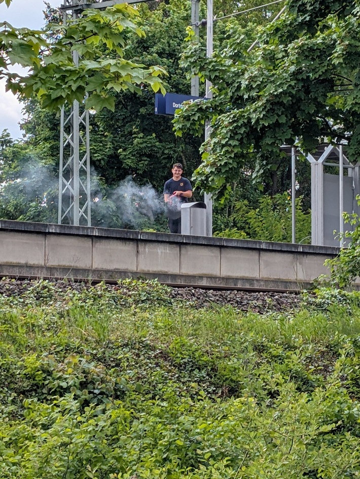 FW-DO: Kleinbrand am Bahnhof - Feuerwehr kann zu Fuß ausrücken