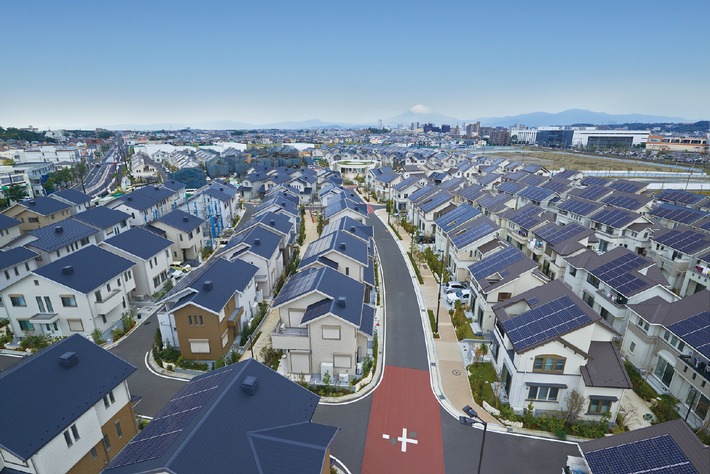 Panasonic Smart City in Japan eröffnet / Die Fujisawa Sustainable Smart Town nahe Tokio ermöglicht ihren Bewohnern einen nachhaltigen Lebensstil in allen Bereichen