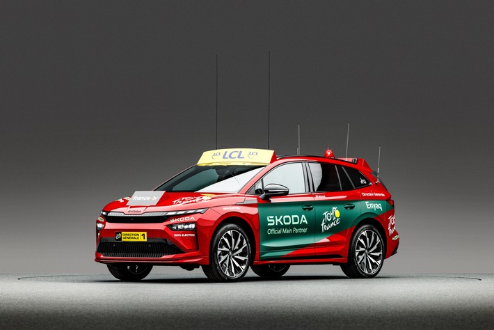 Škoda Auto feiert sein 130-jähriges Bestehen beim 22. Auftritt als Hauptpartner der Tour de France