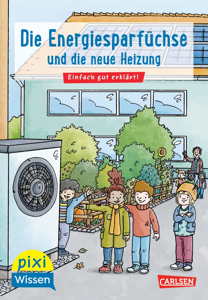 Der BTGA präsentiert das neue Pixi Wissen-Buch "Die Energiesparfüchse und die neue Heizung"