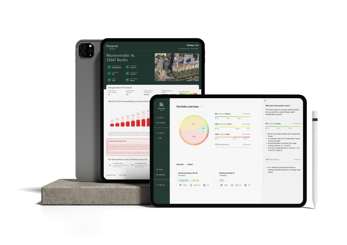 Ganzheitliche Digitallösung für Sanierung und ESG-Management: Purpose Green launcht neues Green+ Portal zur Real Estate Arena