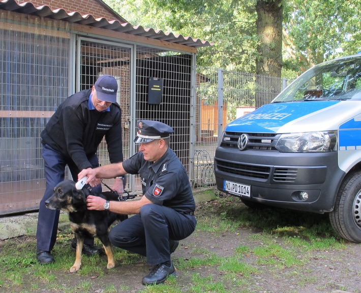POL-NI: Tierheim Drakenburg übergibt Polizei ein Chiplesegerät für Fundtiere